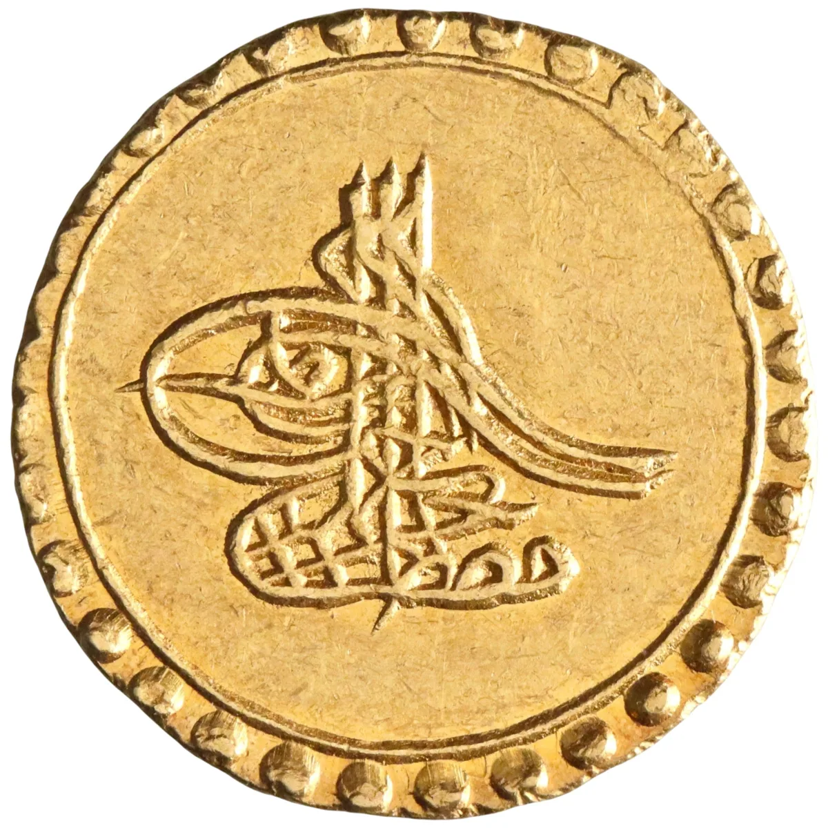 Ottoman: Mustafa III (1757-1774), gold findik / altin (3.49g), Islambul (Istanbul) mint, AH 1171 (1757 CE), regnal year 3.