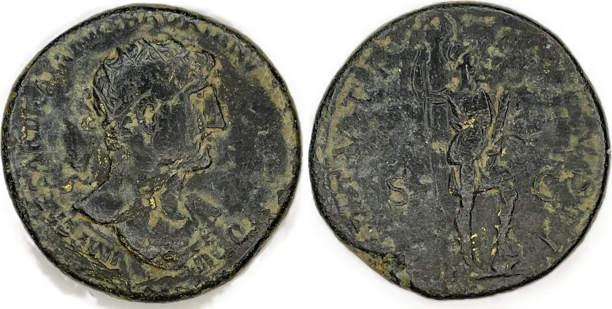 Hadrian AE As 119-120 AD. Rome