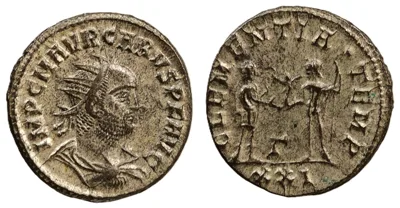 Carus, 282-283 AD. AE. Antoninianus, Cyzicus