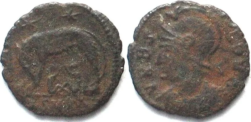 330-346 CITY COMMEMORATIVES (330-346 AD). ROME, AE Centenionalis, SMKΔ, Cyzicus mint VF
