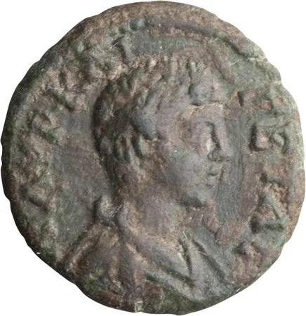 Geta as Caesar. AE 17