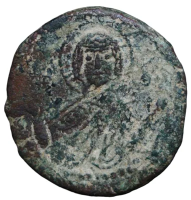 Byzantine Romanus IV Diogenes Anonymous Follis Mary Jesus 1071AD Constantinople