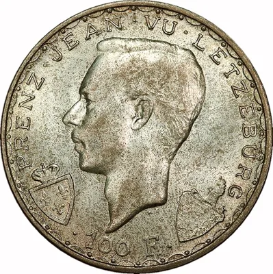 Luxembourg, 1946, 100 Francs, AU/UNC
