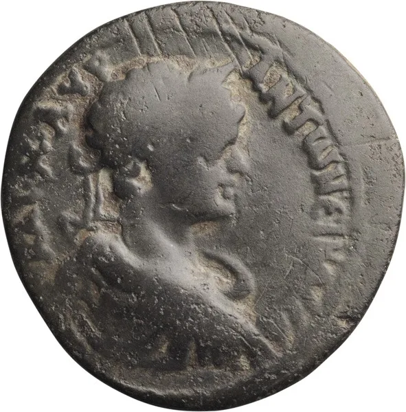 Caracalla and Plautilla. AE 35