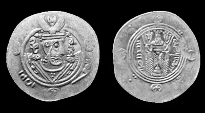 Pre-reform issues, Tabaristan ('Abbasid governors). Anonymous issues. AH 164-177 / AD 780-793. AR 23mm, 1.94gm Hemidrachm. Dated PYE 134 (AH 169 [AD 785/6).