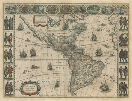 North America Americae Nova Tabula by: Willem Blaeu