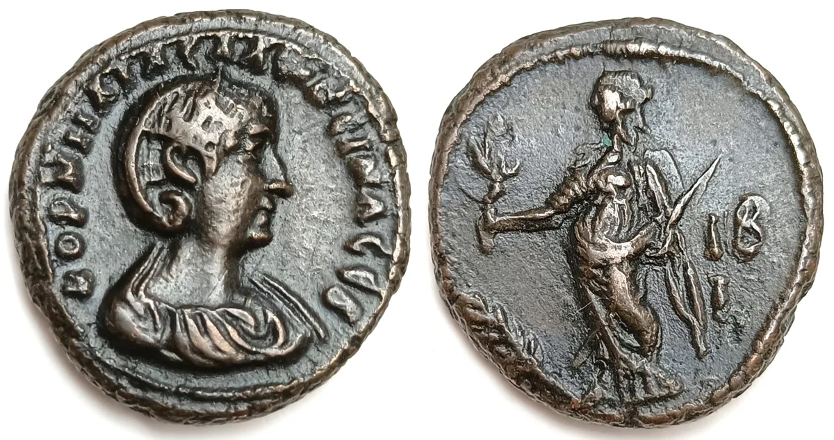 EGYPT. Alexandria. Salonina (Augusta, 254-268). BI Tetradrachm. Dated RY 12 of Gallienus (AD 264/5).