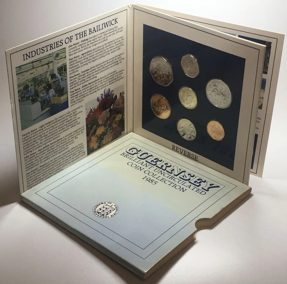 1985 GUERNSEY 1985 BU Mint Set BU