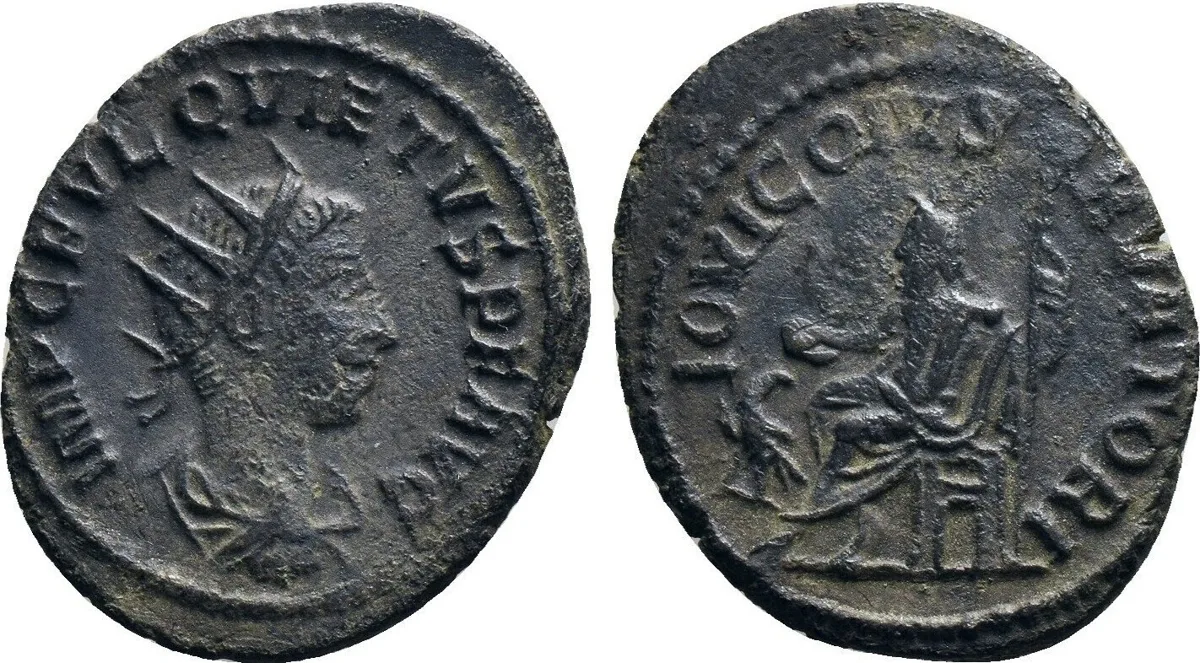 Quietus, usurper, 260-261. Antoninianus (Billon, 22.68 mm, 3.74 g), Samosata.