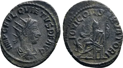 Quietus, usurper, 260-261. Antoninianus (Billon, 22.68 mm, 3.74 g), Samosata.