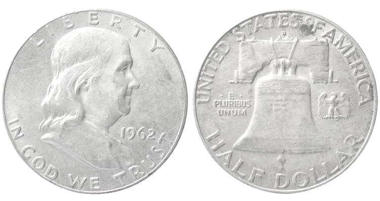 UNITED STATES, 1962. Franklin Half Dollar. Choice UNC