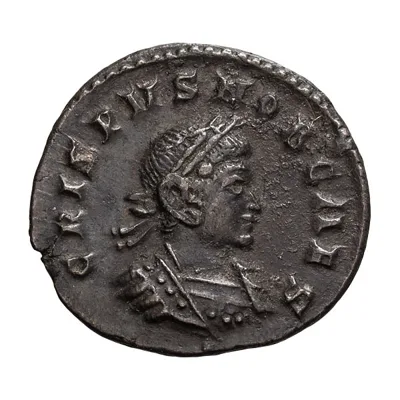 Crispus as Caesar. AE 3, Reduced Follis