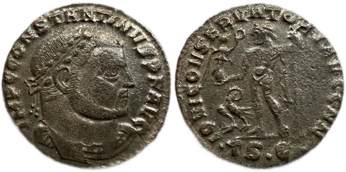Constantine, 312-3 AD. Thessalonika mint