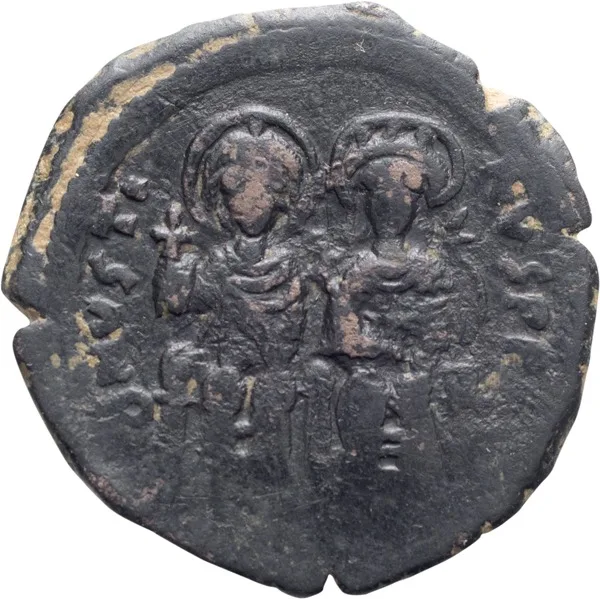 Justin II and Sophia. Follis