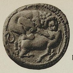 An ancient coin traced to Cahn, Adolph E., Sale 80, 1933-02-27 (Evans/Lawerence/von Koblitz/Steger)