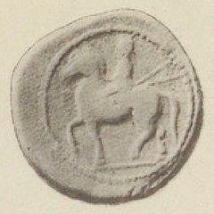 An ancient coin traced to Giulio Jules Sambon (March 1889)