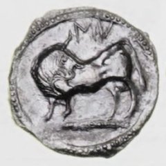 An ancient coin traced to Ira & Larry Goldberg 28 (February 2005)