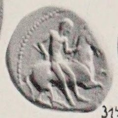An ancient coin traced to Munchner Munzhandlung Karl Kress Otto Helbing 124 (November 1962)