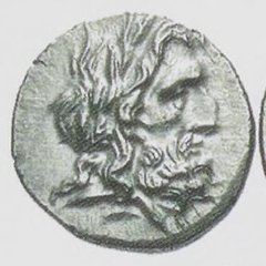 An ancient coin traced to Ponterio & Associates 130 CICF (April 2004)