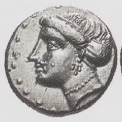 An ancient coin traced to Ponterio & Associates 130 CICF (April 2004)
