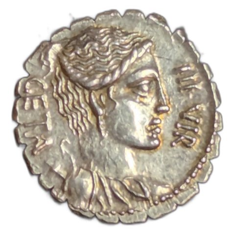 The coin, obverse