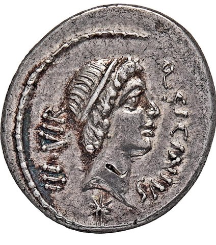The coin, obverse
