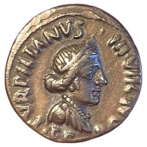 The coin, obverse