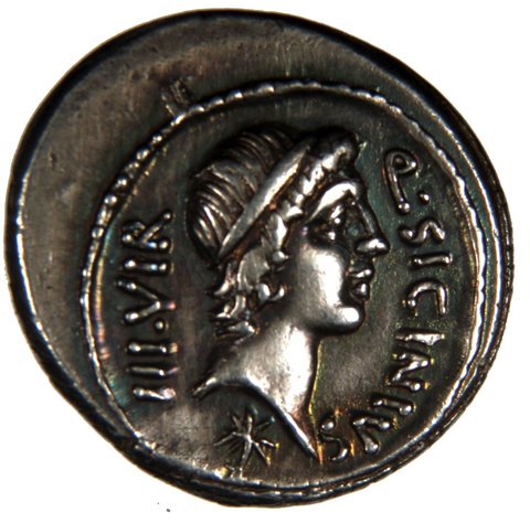 The coin, obverse