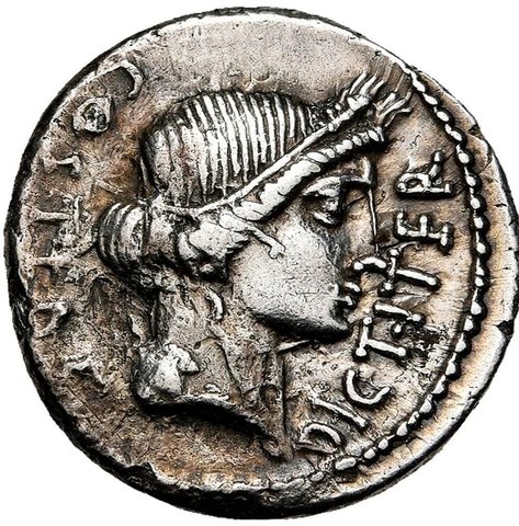 The coin, obverse