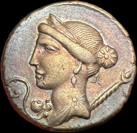 The coin, obverse