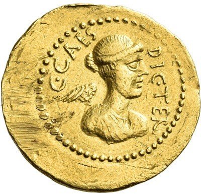 The coin, obverse