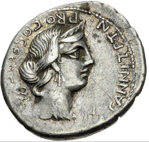 The coin, obverse