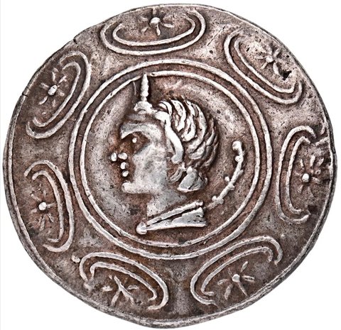 The coin, obverse