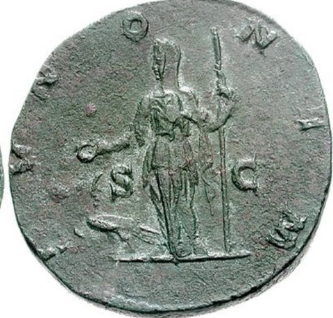 The coin, reverse