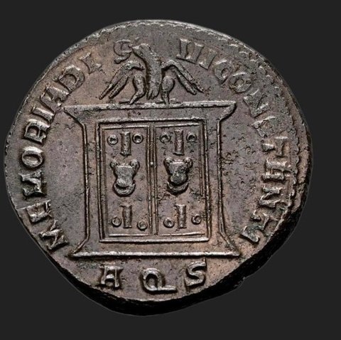The coin, reverse