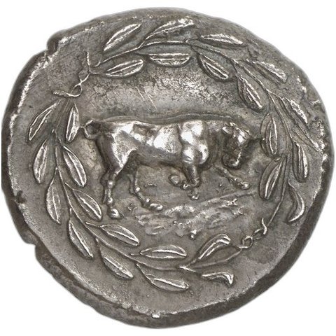 The coin, reverse