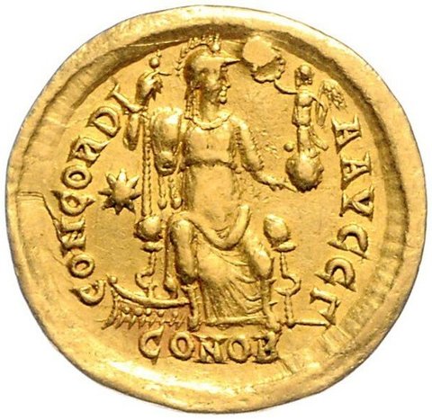 The coin, reverse